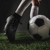 Close Up Leg Kicking Ball